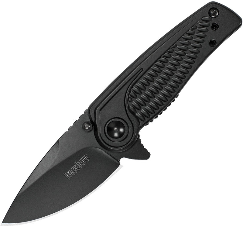 Kershaw Spoke Linerlock Folding Knife 2" Stainless Blade Black Stainless Handle KS1313BLK -Kershaw - Survivor Hand Precision Knives & Outdoor Gear Store