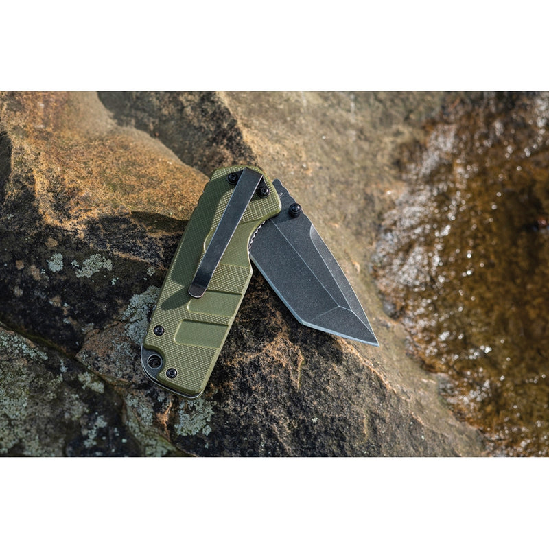 Smith's Sharpener Campaign Black Folding Knife 2.75" 420 Steel Blade G10 Handle 50987 -Smith´s Sharpeners - Survivor Hand Precision Knives & Outdoor Gear Store