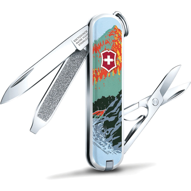 Victorinox Classic Great Smoky Pocket Knife Tools Include Scissors ABS Handle 55481 -Victorinox - Survivor Hand Precision Knives & Outdoor Gear Store