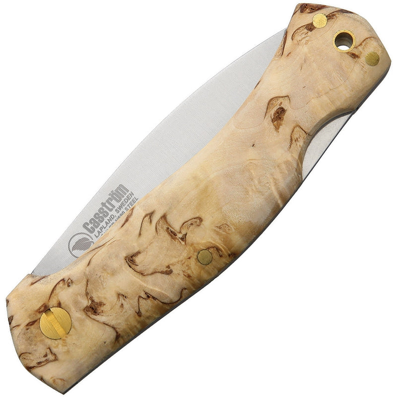 Casstrom Lars Falt Folding Knife 3" Bohler N690 Steel Blade Curly Birch Handle I17004 -Casstrom - Survivor Hand Precision Knives & Outdoor Gear Store