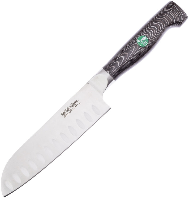 Hen & Rooster Santoku Kitchen Knife 5.75" 4116 Steel Blade G10 Handle I055BG10 -Hen & Rooster - Survivor Hand Precision Knives & Outdoor Gear Store