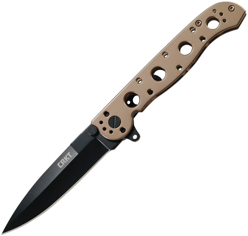 CRKT M16 03 Framelock Folding Knife 3.5" 12C27 Sandvik Steel Blade Stainless Steel Handle 03BK -CRKT - Survivor Hand Precision Knives & Outdoor Gear Store