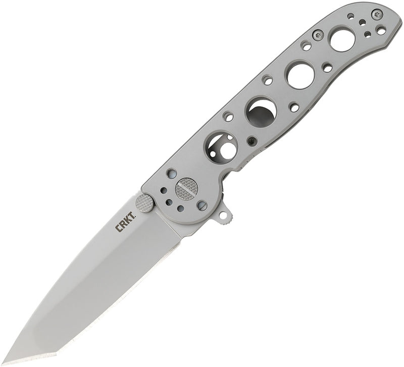 CRKT M16 Framelock Folding Knife 3" 12C27 Sandvik Steel Blade Stainless Steel Handle 02SS -CRKT - Survivor Hand Precision Knives & Outdoor Gear Store