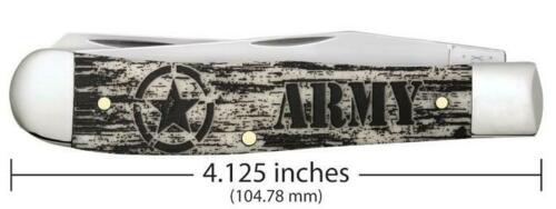 Case XX U.S. Army Trapper Pocket Knife Stainless Steel Blades Bone Handle CA15032 -Case Cutlery - Survivor Hand Precision Knives & Outdoor Gear Store