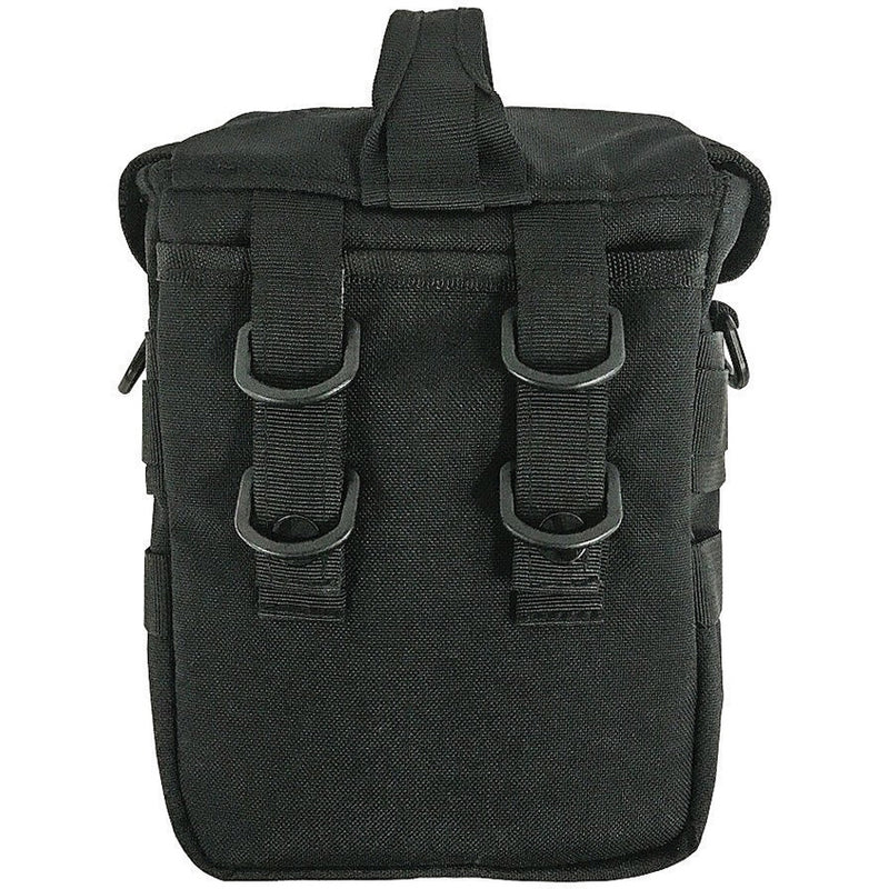 Pathfinder MOLLE Shoulder Bag Dimensions 6" x 4" x 12" Black 600D Polyester Construction 015B -Pathfinder - Survivor Hand Precision Knives & Outdoor Gear Store