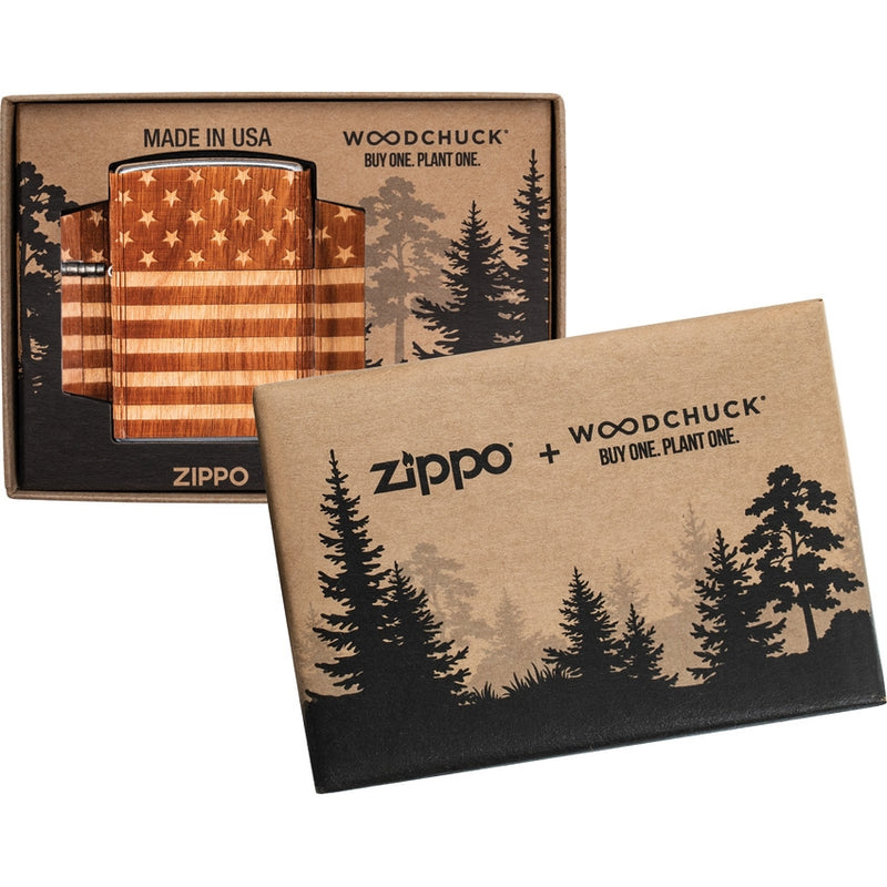 Zippo Lighter Woodchuck Windproof Refillable Metal Construction MADE IN USA 17502 -Zippo - Survivor Hand Precision Knives & Outdoor Gear Store