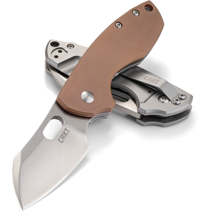 CRKT Pilar Framelock Copper Folding Knife 2.38" 8Cr13MoV Steel Blade 2Cr13 Steel Handle 311CU -CRKT - Survivor Hand Precision Knives & Outdoor Gear Store