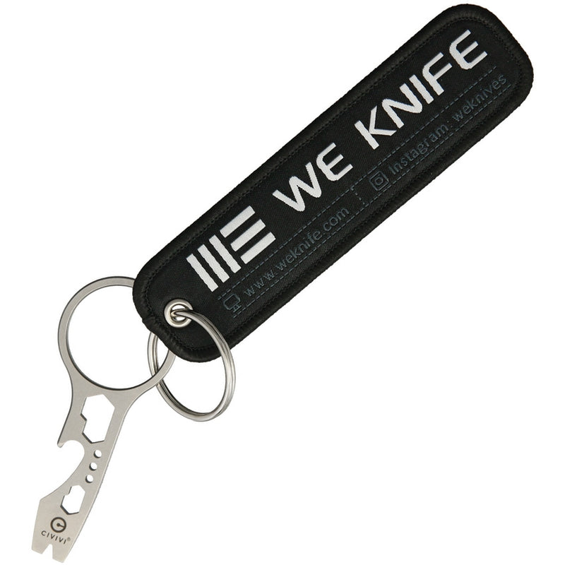We Knife Co Pry Tool Luggage Tag Bottle Opener Hex Drivers Key Ring Stainless Construction TOOL -We Knife Co - Survivor Hand Precision Knives & Outdoor Gear Store