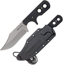 Cold Steel Mini Tac Fixed Knife 3.63" 8Cr13MoV Steel Blade Black Griv-Ex Handle 49HCF -Cold Steel - Survivor Hand Precision Knives & Outdoor Gear Store