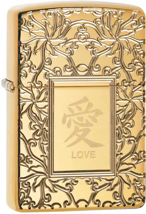 Zippo Chinese Love Lighter Feature Wind Resistant Lighting 11350 -Zippo - Survivor Hand Precision Knives & Outdoor Gear Store