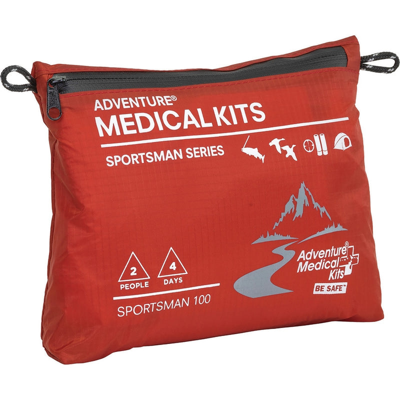 Adventure Medical Sportsman 100 Medical Kit Comes In Nylon Zippered Storage/Carry First Aid Kit Bag 0100 -Adventure Medical - Survivor Hand Precision Knives & Outdoor Gear Store