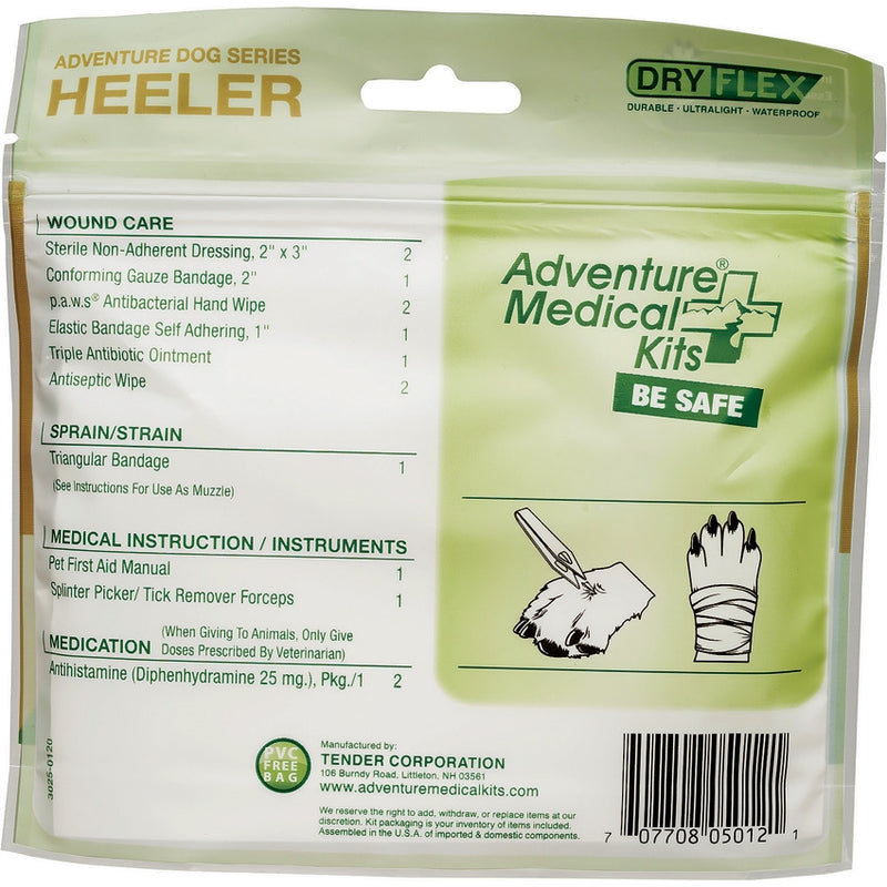 Adventure Medical Dog Series Heeler Comes In Re-Sealable Waterproof Bag 0120 -Adventure Medical - Survivor Hand Precision Knives & Outdoor Gear Store