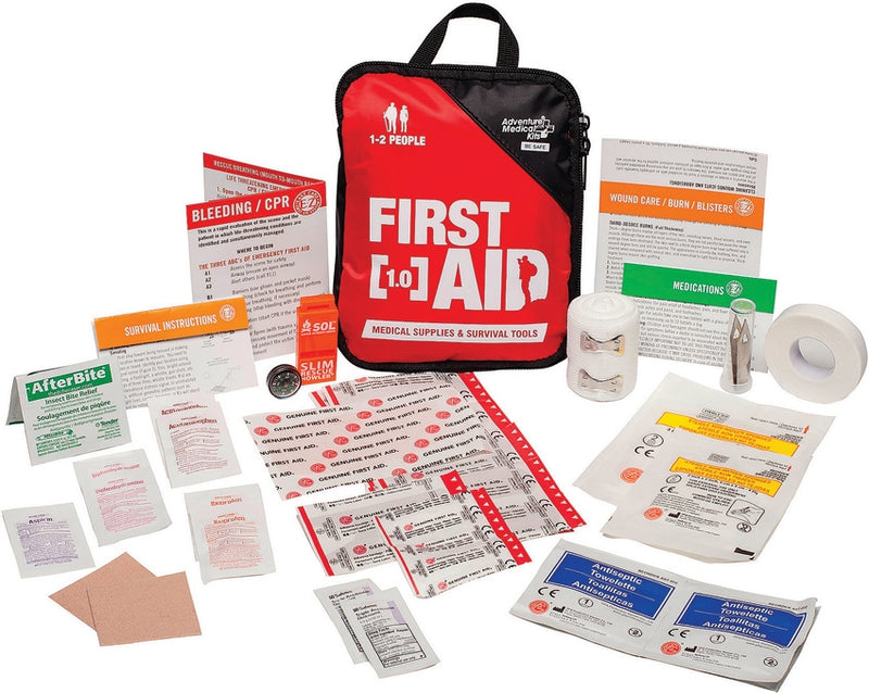 Adventure Medical First Aid Kit 1.0 Easy Care First Aid And Survival Instruction 0210 -Adventure Medical - Survivor Hand Precision Knives & Outdoor Gear Store