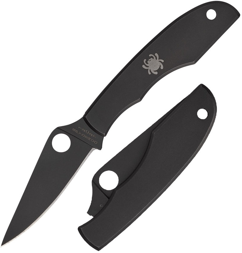 Spyderco Grasshopper Folding Knife 2.25" Sandvik 12C27 Steel Blade Stainless Handle 138BKP -Spyderco - Survivor Hand Precision Knives & Outdoor Gear Store