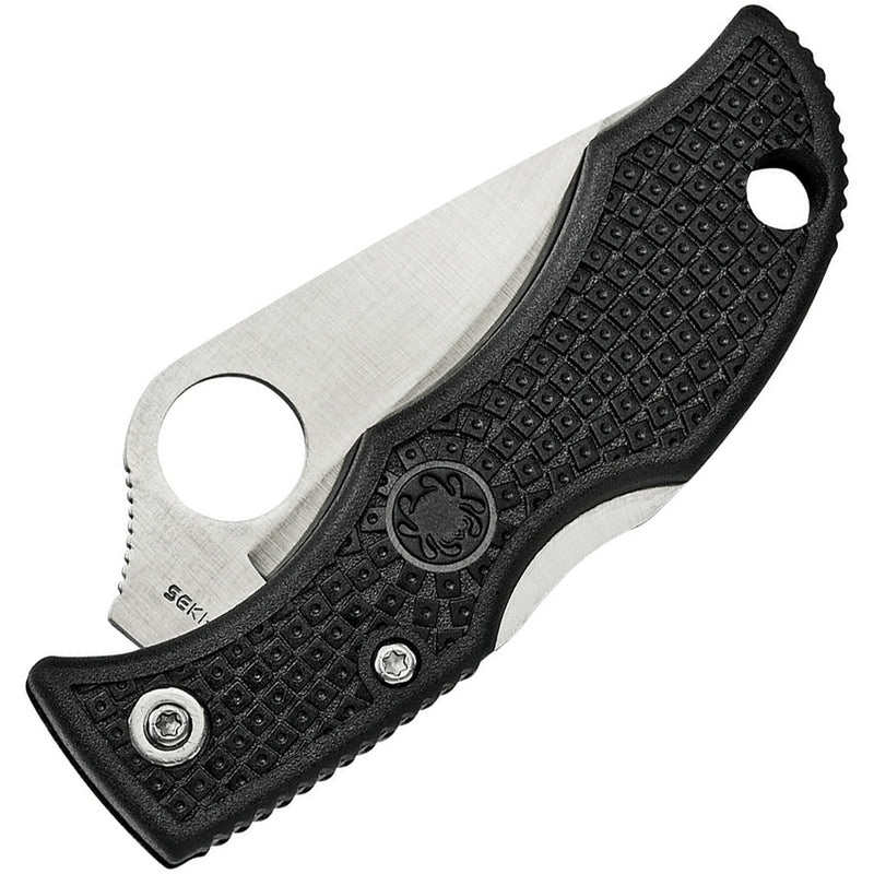 Spyderco Ladybug 3 Lockback Folding Knife 1.88" VG-10 Steel Serrated Blade Black FRN Handle LBKS3 -Spyderco - Survivor Hand Precision Knives & Outdoor Gear Store