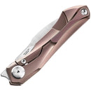 Bestech Knives Ivy Frame Folding Knife 3" S35VN Steel Blade Pink Titanium Handle KT2004C -Bestech Knives - Survivor Hand Precision Knives & Outdoor Gear Store