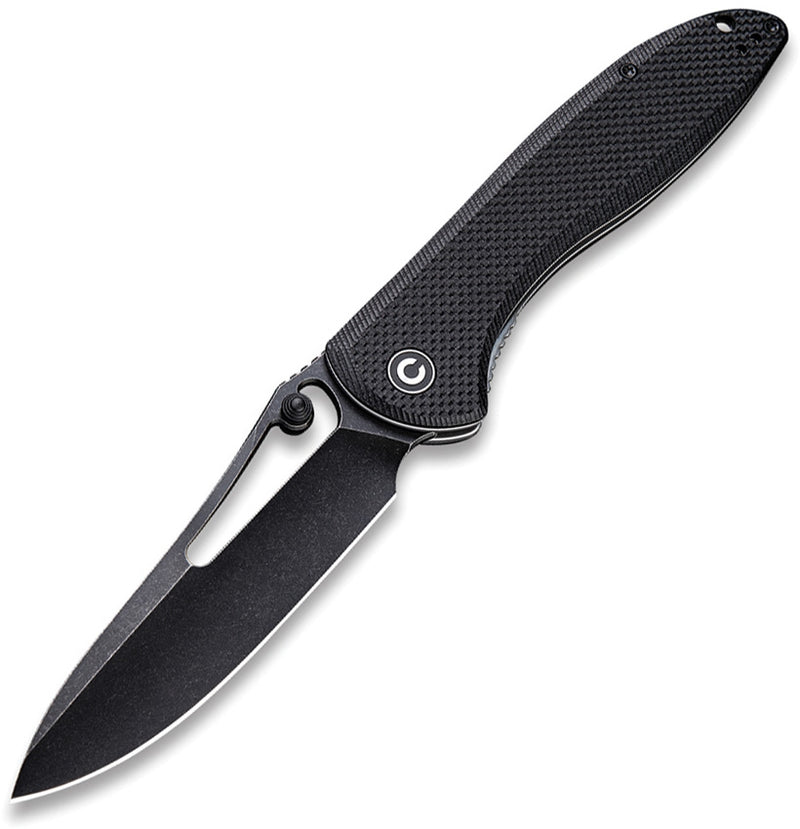 Civivi Picaro Linerlock Folding Knife 3.94" D2 Tool Steel Blade Black Coarse G10 Handle C916D -Civivi - Survivor Hand Precision Knives & Outdoor Gear Store