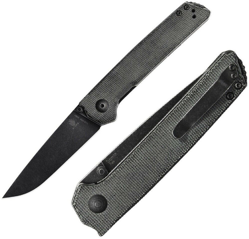 Kizer Cutlery Domin Liner Folding Knife 3.5" N690 Steel Blade Micarta Handle KIV4516N5 -Kizer Cutlery - Survivor Hand Precision Knives & Outdoor Gear Store