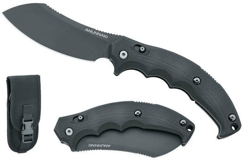 Fox Anunnaki Lockback Folding Knife 4.5" N690Co Stainless Steel Blade Black G10 Handle 003 -Fox - Survivor Hand Precision Knives & Outdoor Gear Store