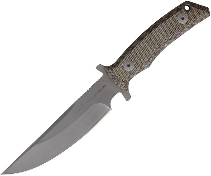 Fox Exagon Tactical Fixed Knife 5.5" 440C Steel Full Tang Blade Micarta Handle 1666TK -Fox - Survivor Hand Precision Knives & Outdoor Gear Store