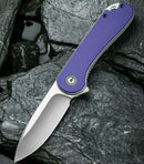 Civivi Elementum Liner Folding Knife 2.96" D2 Tool Steel Blade Purple G10 Handle C907V -Civivi - Survivor Hand Precision Knives & Outdoor Gear Store
