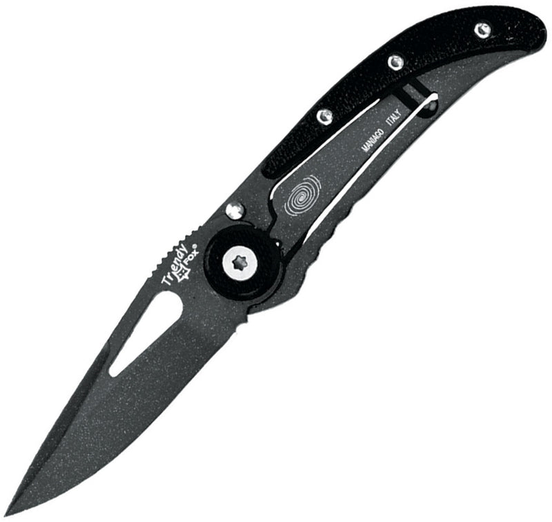 Fox Trendy Framelock Folding Knife 2.13" 440C Steel Blade Black G10 Handle X461G10 -Fox - Survivor Hand Precision Knives & Outdoor Gear Store