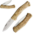 Casstrom Lars Falt Folding Knife 2.88" N690 Steel Blade Curly Birch Handle 19004 -Casstrom - Survivor Hand Precision Knives & Outdoor Gear Store