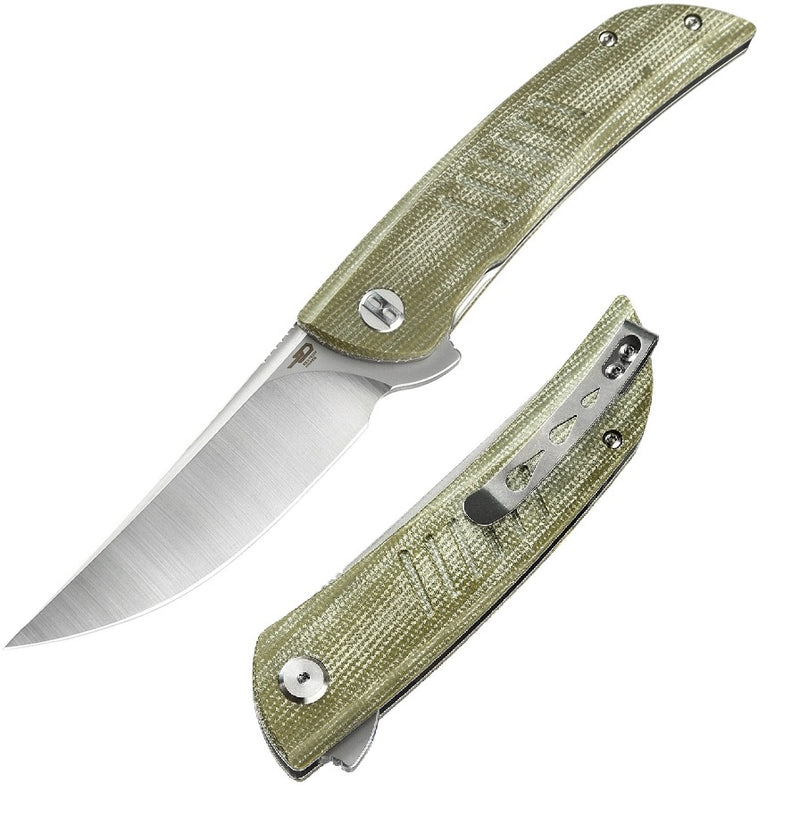 Bestech Knives Swift Linerlock Folding Knife 3.5" D2 Tool Steel Blade Micarta Handle G30A1 -Bestech Knives - Survivor Hand Precision Knives & Outdoor Gear Store