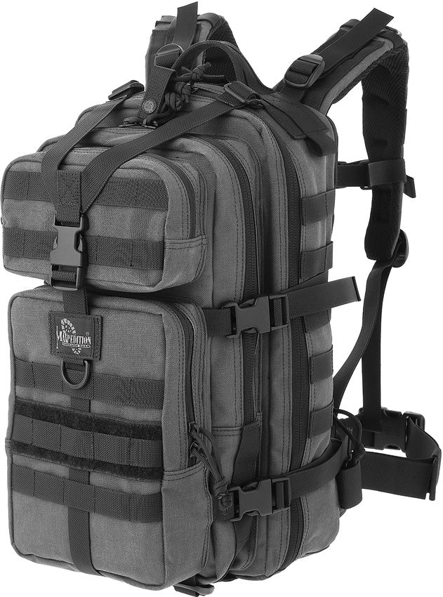 Maxpedition Falcon-II Backpack Wolf Gray Resists Water And Abrasion Strong Nylon 513W -Maxpedition - Survivor Hand Precision Knives & Outdoor Gear Store