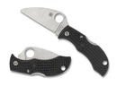 Spyderco Manbug Lockback Folding Knife 1.88" VG-10 Steel Wharncliffe Blade Black Bi-Directional Texture FRN Handle MBKWP -Spyderco - Survivor Hand Precision Knives & Outdoor Gear Store