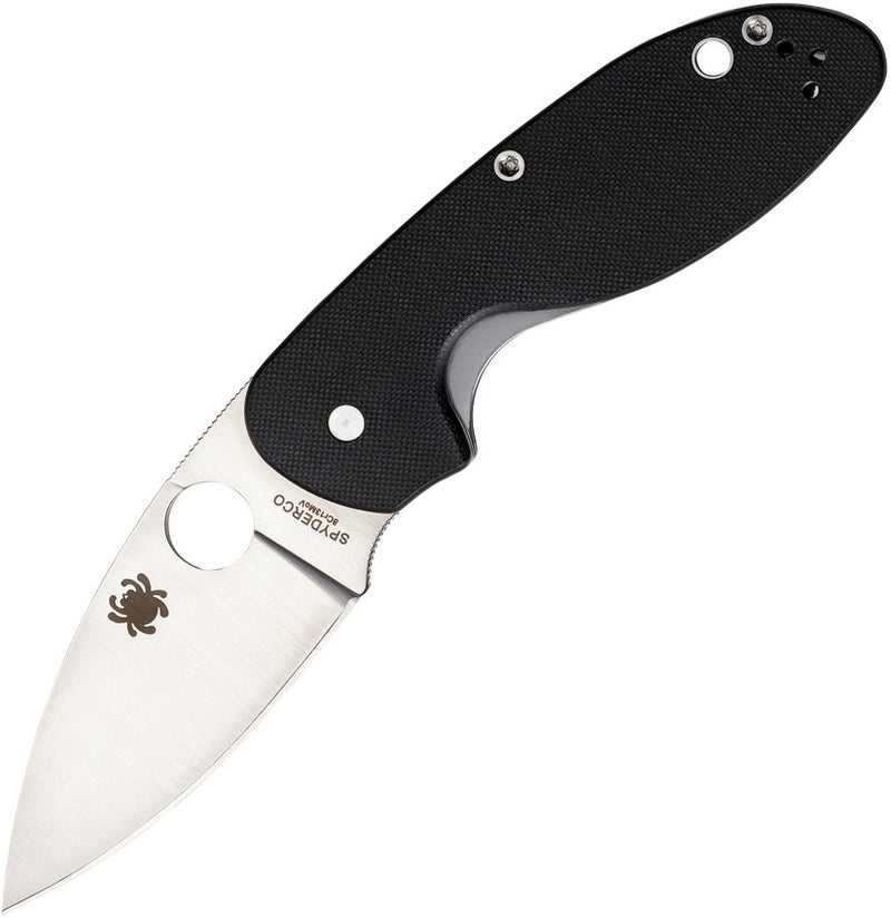 Spyderco Efficient Folding Knife 3" 8Cr13MoV Steel Blade Black G10 Handle 216GP -Spyderco - Survivor Hand Precision Knives & Outdoor Gear Store