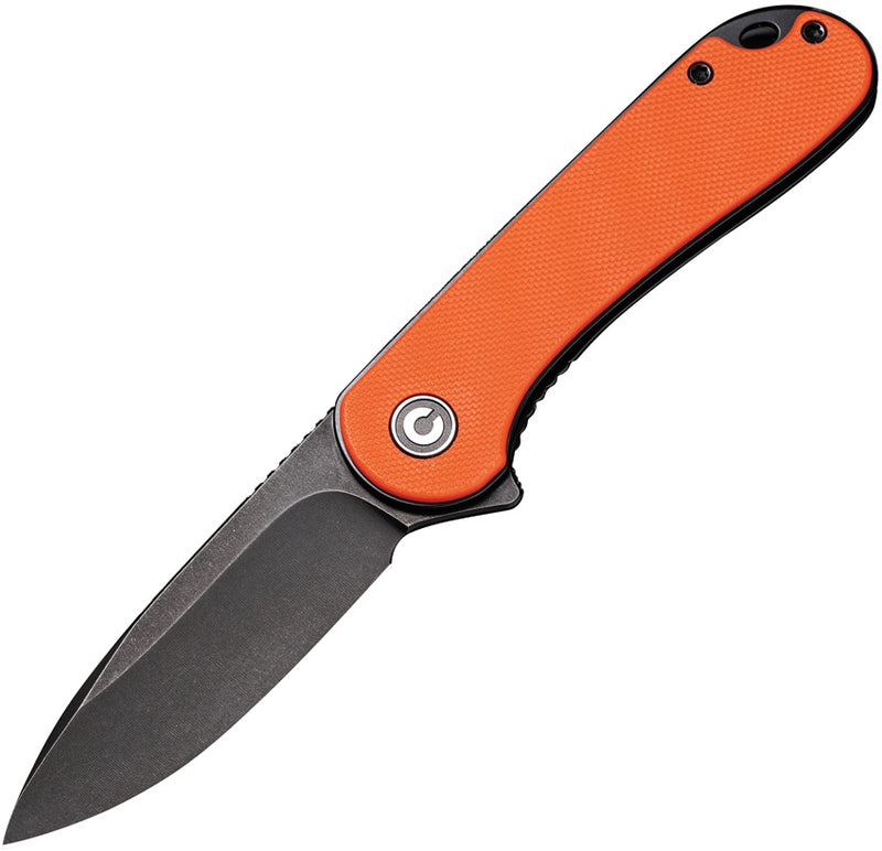 Civivi Elementum Linerlock Folding Knife 3" D2 Steel Blade Orange G10 Handle 907Y -Civivi - Survivor Hand Precision Knives & Outdoor Gear Store