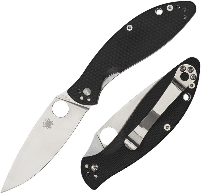 Spyderco Astute Linerlock Folding Knife 3.02" 8Cr13MoV Steel Blade G-10 Handle 252GP -Spyderco - Survivor Hand Precision Knives & Outdoor Gear Store