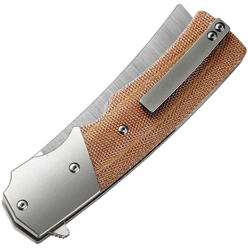 Bestech Spanish Tip Folding Knife 3.75" Bohler M390 Steel Blade Micarta/Titanium Handle KT2101B -Bestech Knives - Survivor Hand Precision Knives & Outdoor Gear Store