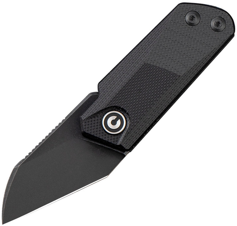 Civivi Ki-V Slip Joint Folding Knife 1.5" 9Cr18MoV Steel Blade Black G10 Handle 2108B -Civivi - Survivor Hand Precision Knives & Outdoor Gear Store