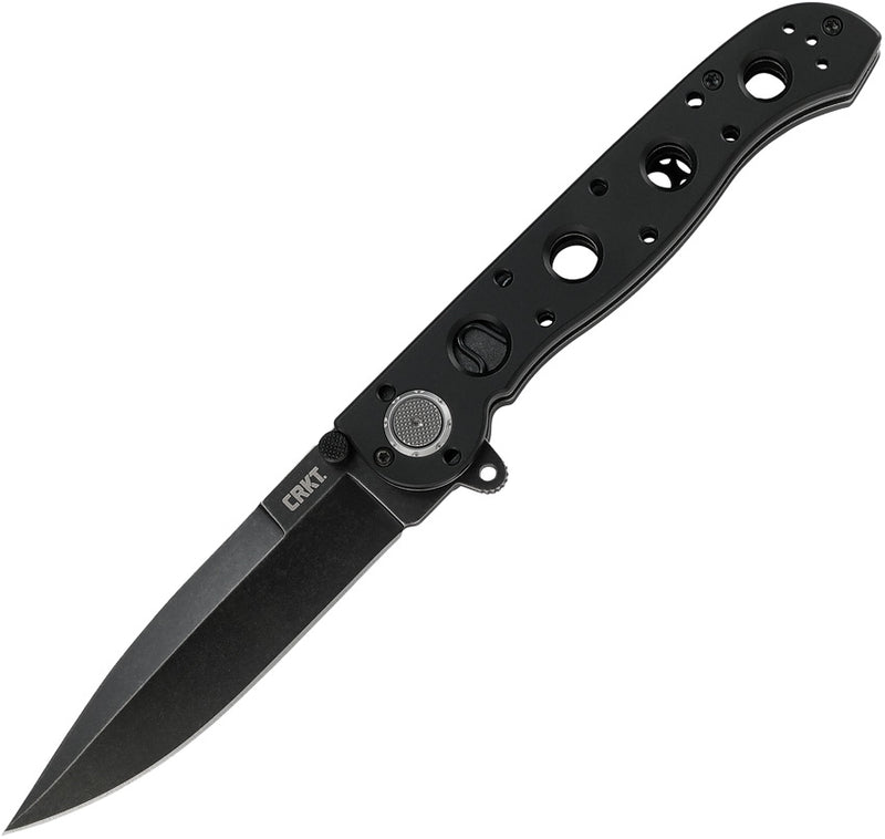 CRKT M16 Deadbolt Folding Knife 3.63" D2 Tool Steel Blade Black Aluminum Handle 03DB -CRKT - Survivor Hand Precision Knives & Outdoor Gear Store