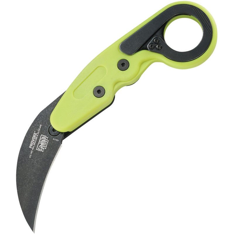CRKT Provoke Zap Kinematic Folding Knife 2.5" 1.4116 Steel Blade Neon Green Grivory Handle 4041G -CRKT - Survivor Hand Precision Knives & Outdoor Gear Store