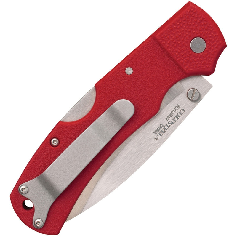 Cold Steel Slock Master Folding Knife 3.5" 8Cr13MoV Steel Blade Red Nylon Handle 23JK -Cold Steel - Survivor Hand Precision Knives & Outdoor Gear Store