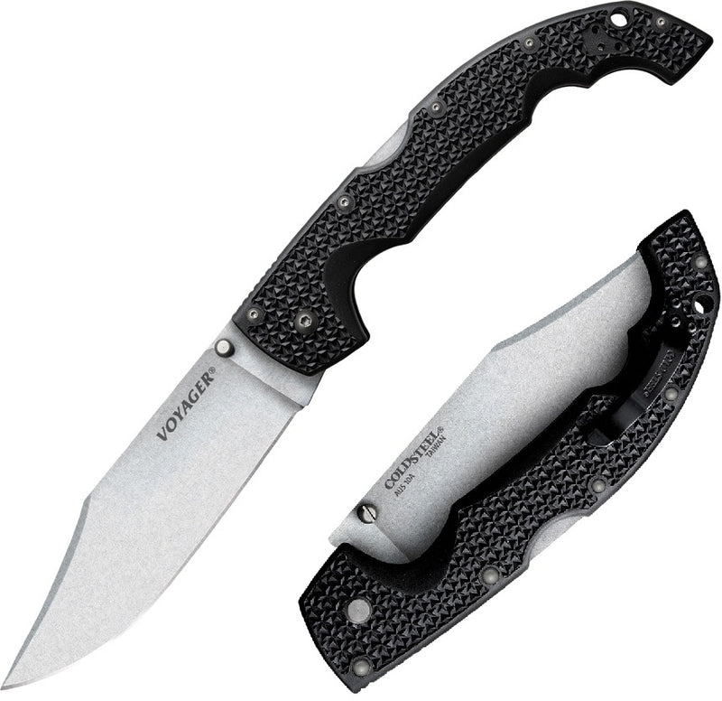 Cold Steel Voyager XL Folding Knife 5.5" AUS-10A Steel Blade Griv-Ex Handle 29AXC -Cold Steel - Survivor Hand Precision Knives & Outdoor Gear Store