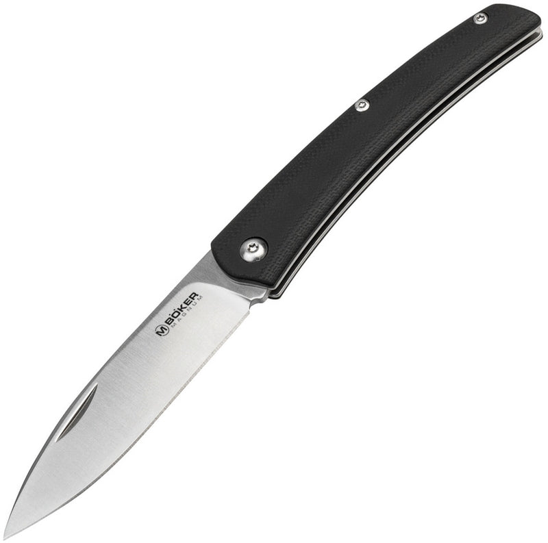 Boker Magnum Long Lead Folding Knife 3.15" 8Cr13MoV Steel Blade Black G10 Handle 01SC080 -Boker Magnum - Survivor Hand Precision Knives & Outdoor Gear Store