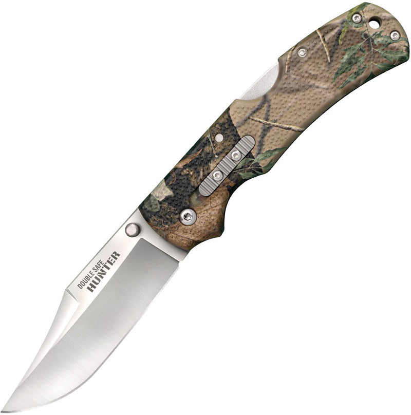 Cold Steel Double Safe Folding Knife 3.5" 8Cr13MoV Steel Blade Camo GFN Handle 23JE -Cold Steel - Survivor Hand Precision Knives & Outdoor Gear Store