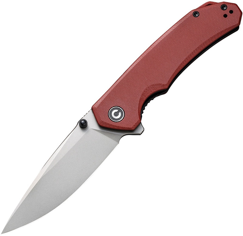 Civivi Brazen Linerlock Folding Knife 3.5 14C28N Sandvik Steel Blade Burgundy G10 Handle 2102B -Civivi - Survivor Hand Precision Knives & Outdoor Gear Store