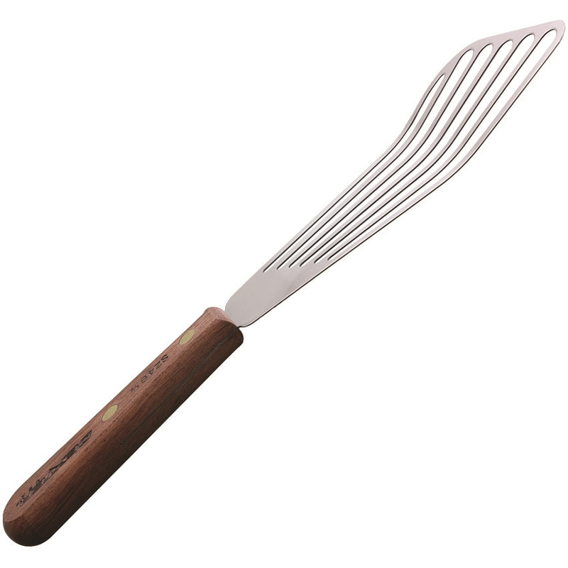 Dexter Slotted Fish Turner 6.25" x 3" Stainless Steel Spatula Rosewood Handle 19810 -Dexter - Survivor Hand Precision Knives & Outdoor Gear Store