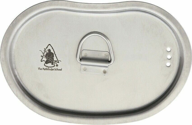 Pathfinder Canteen Cup Lid 304 Stainless Steel One Piece Construction 5.5" x 3.5" x .25" 004 -Pathfinder - Survivor Hand Precision Knives & Outdoor Gear Store