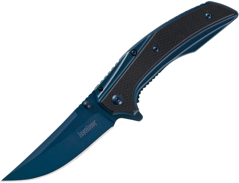 Kershaw Outright Folder Knife 3" 8Cr13MoV Steel Blade Blue Stainless/G10 Handle 8320 -Kershaw - Survivor Hand Precision Knives & Outdoor Gear Store