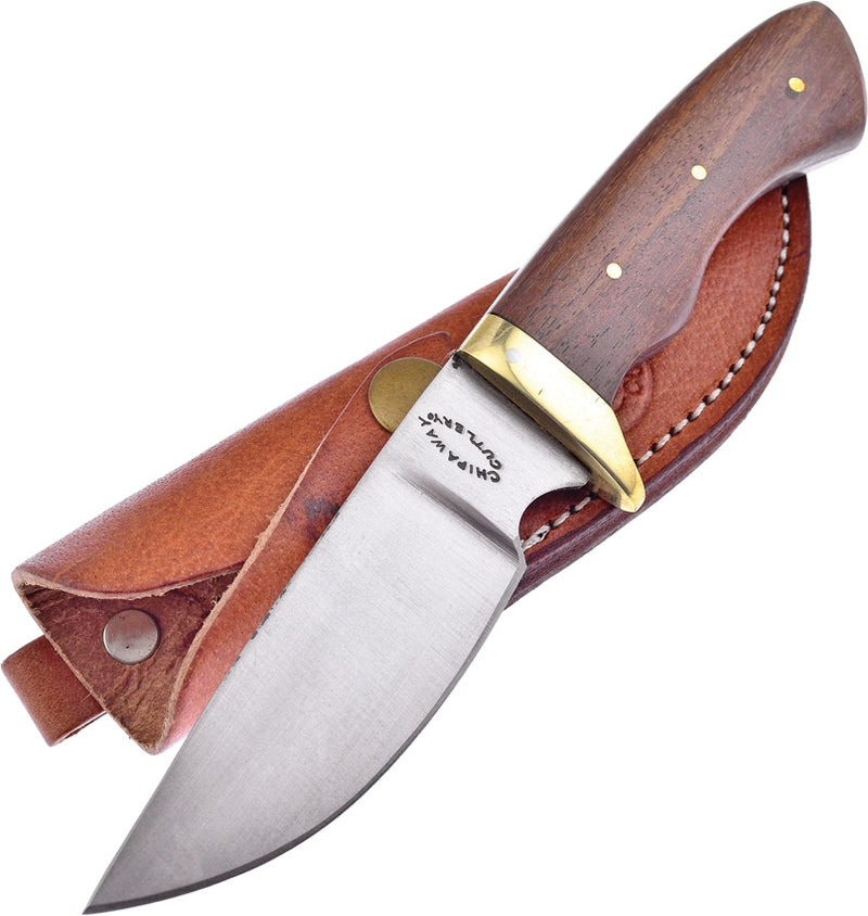 Frost Cutlery Chickasaw Skinner Fixed Knife 3.75" Stainless Steel Blade Rosewood Handle W009RW -Frost Cutlery - Survivor Hand Precision Knives & Outdoor Gear Store