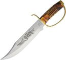 Rough Ryder D Guard Bowie Fixed Knife 10.5" Stainless Steel Blade Bone Handle 1943 -Rough Ryder - Survivor Hand Precision Knives & Outdoor Gear Store