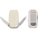 Frost Money Clip Pocket Knife 1.25" Stainless Steel Blade Bone/Stainless Handle 15447SB -Frost Cutlery - Survivor Hand Precision Knives & Outdoor Gear Store