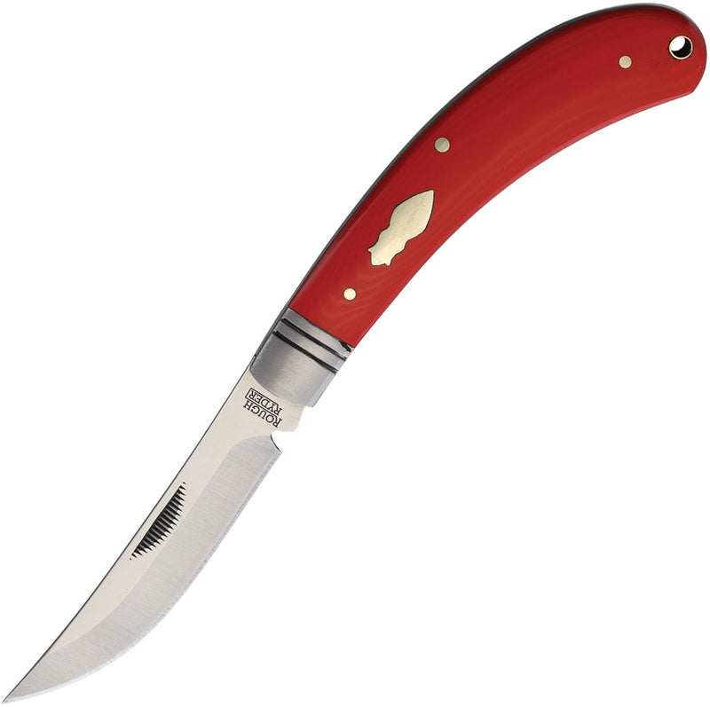 Rough Ryder Bow Trapper Folding Knife Stainless Steel Blade Red G-10 Handle 2257 -Rough Ryder - Survivor Hand Precision Knives & Outdoor Gear Store