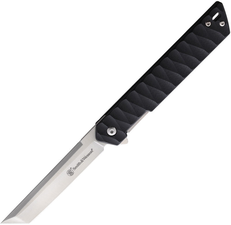 Smith & Wesson 24/7 Linerlock Folding Knife 3.5" 8Cr13MoV Steel Blade G10 Handle 1147097 -Smith & Wesson - Survivor Hand Precision Knives & Outdoor Gear Store